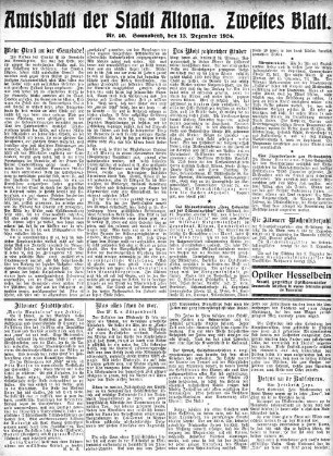 Nummer 50. Zweites Blatt. : Sonnabend, den 13. Dezember 1924