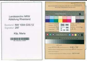 Entnazifizierung Maria Kilp , geb. 12.03.1903 ()