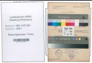 Entnazifizierung Franz Boennighausen , geb. 20.09.1898 ()