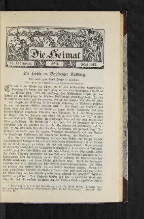 No 5. Mai 1913.