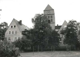 Dresden-Trachau, Kopernikusstraße 40. Apostelkirche (1927/1928; O. Hempel). Ansicht von Osten