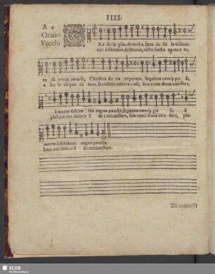 IIII. Orazio T. Vecchi: Credula plaude turba