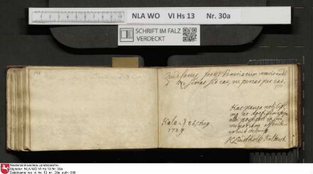 Stammbuch des U. J. Schrader aus Hannover