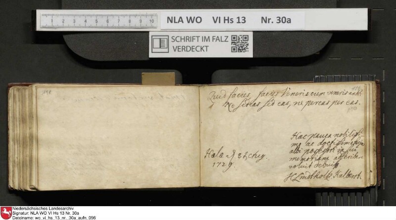 Stammbuch des U. J. Schrader aus Hannover