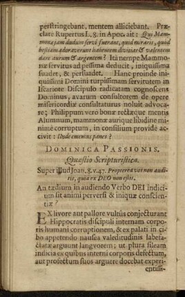 Dominica Passionis. - Dominica Palmarum.