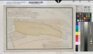 Delineation von einer in der kgl. Griethschen Ward neben dem Rhein liegenden Fläche, welches Stück ... der Stadt Grieth in Pacht überlassen worden ist. Lit. A. Vermessen und angefertigt zu Grieth im Monat August 1794 von Ferdinands