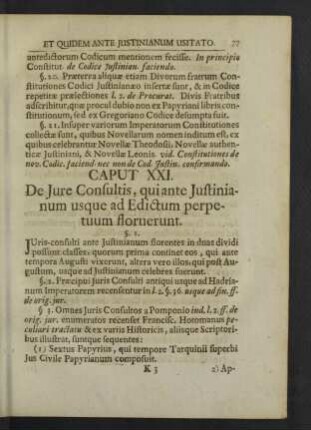 Caput XXI. - XXVIII.