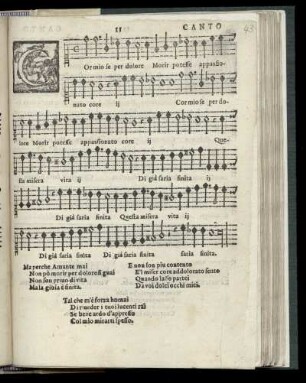 11. Cor mio se per dolore