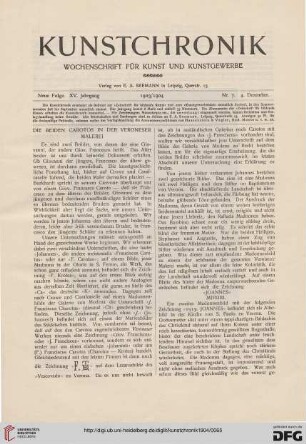 Heft 7 (4. Dezember 1903)