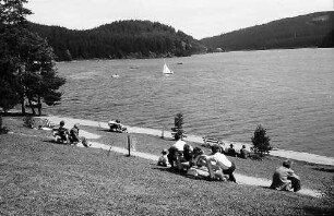 Parkanlage beim Campingplatz am Schluchsee