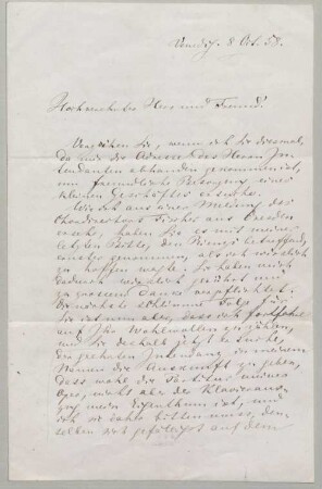 Richard Wagner (1813-1883) Autographen: Brief von Richard Wagner an Franz Lachner - BSB Autogr.Cim. Wagner, Richard.18