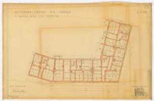 Wohnhausbebauung Eiswerderufer Ecke Triftstraße für Lindecke, Berlin-Spandau: Grundriss Kellergeschoss 1:100