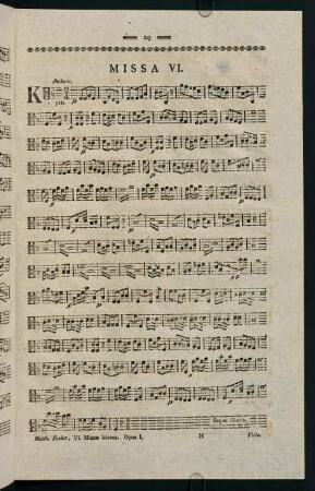 29-35, Missa VI.