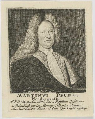 Bildnis des Martinvs Pfund