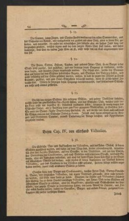 Beym Cap. IV. von allerhand Victualien.