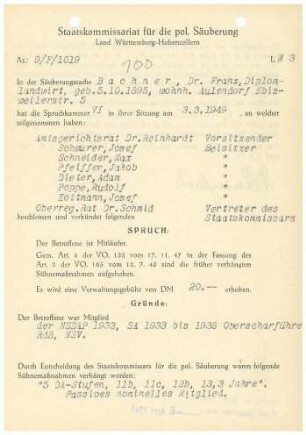 Bachner, Franz