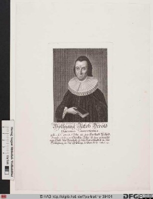 Bildnis Wolfgang Jacob Herold