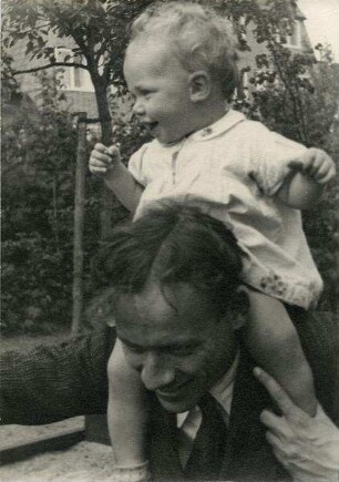 Emil Artin mit seiner Tochter Karin
