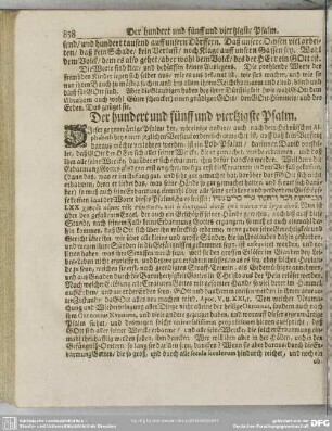 Der hundert und fünff und viertzigste Psalm