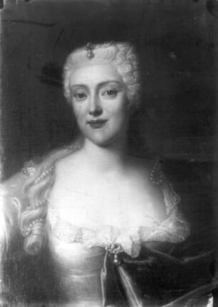 Bildnis Benedicta Margaretha Freifrau von Loewendahl, Detail