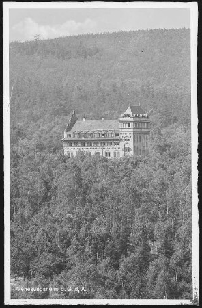 Oberschlema. Radiumbad, Genesungsheim