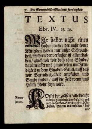 Textus Ebr. IV. 15. 16.
