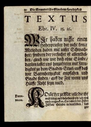 Textus Ebr. IV. 15. 16.