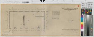 Münster (Münster) ehem. Train-Kaserne, Dahlweg Garage Grundriß 1959 1 : 100 29,5 x 76 Zeichnung Finanzbauamt Münster-Ost