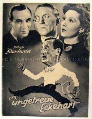 Filmzeitschrift zu dem deutschen Spielfilm "Der ungetreue Eckehart"