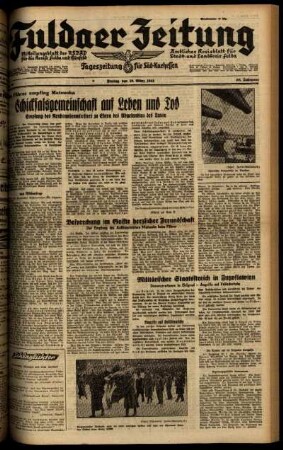Ausgabe vom Freitag, den 28. März 1941.