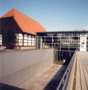 Blick auf das Lippische Landesmuseum. Detmold. Ameide