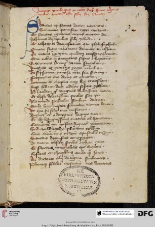 Vita beatae virginis Mariae et salvatoris rhythmica