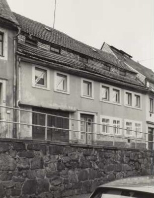 Mittweida, Wohnhaus : Mittweida, Wohnhaus, Neustadt 34, vor 1700, um 1820, Straßenansicht