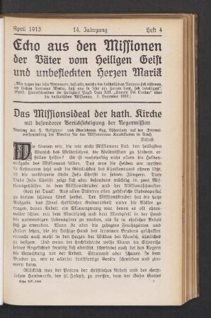 April 1913. Heft 4