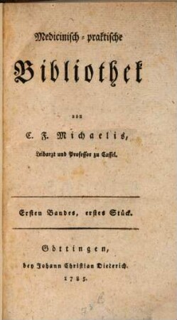 Medicinisch-praktische Bibliothek