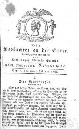 7. Stueck, 16. Februar 1824