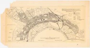 Wettbewerb zur Bebauung des Inneren Rayons, Köln: Grund- und Lageplan 1:10000 (wie Inv.Nr. 21019) (aus: Der Städtebau, 17(1920)Tafel 33-34)