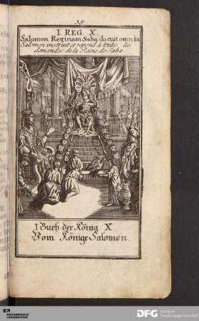 Vom Könige Salomon.