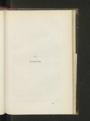 IX. Fénelon.