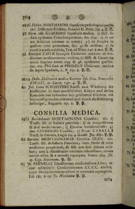 Consilia medica. - Ars obstetricia.