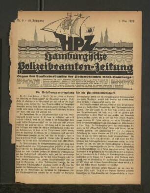 Nr. 9 / 19. Jahrgang 1. Mai 1929