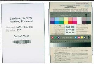 Entnazifizierung Maria Schoof , geb. 29.09.1910 (Sekretaerin)