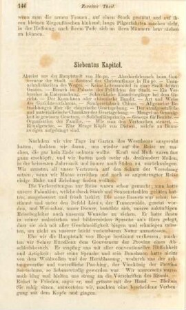 Siebentes Kapitel. Abreise aus der Hauptstadt von Hu-pe ...