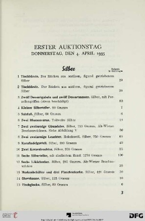 Silber (Nr. 1-36)