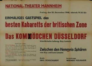 Das Kom(m)ödchen Düsseldorf - Zwischen den Hemmnis-Sphären