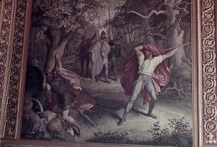 Westwand: Hagen von Tronje tötet Siegfried