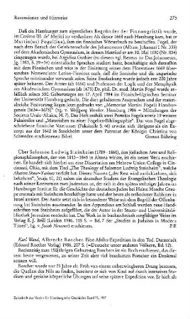 Wand, Karl :: Albrecht Roscher, eine Afrika-Expedition in den Tod, (Deutsche unter anderen Völkern, 12) : Darmstadt, Roether, 1986