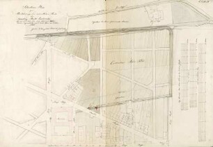 Situations-Plan zur Beschliessung des südwestlichen Theils der Residenz-Stadt Carlsruhe