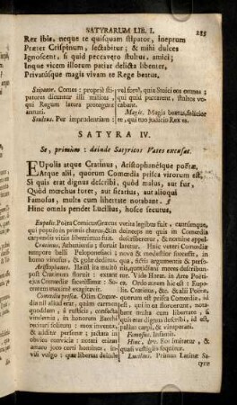 283-292, Satyra IV.