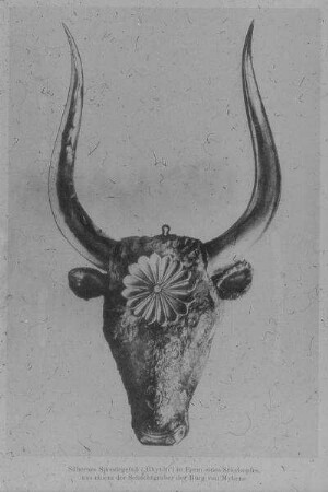 Mykene, Rhyton aus einem Schachtgrab der Burg